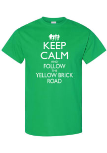 Wizard of Oz Womens Green Keep Calm Short Sleeve T Shirt