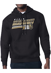Starter Vegas Golden Knights Mens Black Push Long Sleeve Hoodie