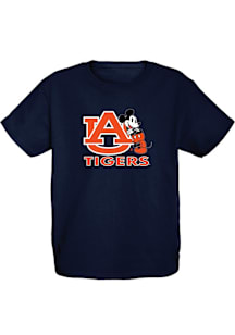 Blue 84 Auburn Tigers Youth Navy Blue Mickey Short Sleeve T-Shirt