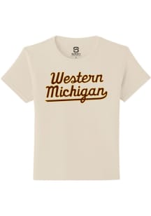 Youth Western Michigan Broncos White Summit Sportswear Script Short Sleeve T-Shirt
