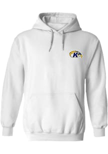 Vive La Fete Kent State Golden Flashes Womens White Impressions Hooded Sweatshirt