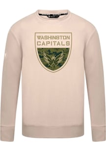 Levelwear Washington Capitals Tan Mandate Buckler Long Sleeve T Shirt