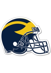 Michigan Wolverines Helmet Design Auto Decal - Blue