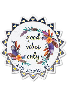 Michigan Wolverines Good Vibes Stickers