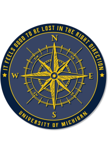 Michigan Wolverines Compass Stickers