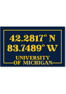 Michigan Wolverines Coordinates Stickers