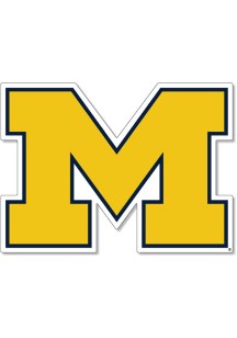 Michigan Wolverines Yellow M Static Cling