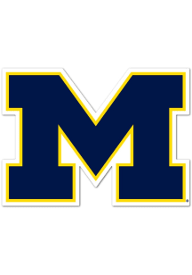 Michigan Wolverines Navy M Decal