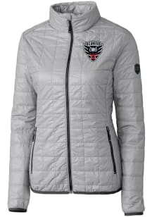 Cutter and Buck DC United Womens Grey Rainier PrimaLoft Heavy Weight Jacket