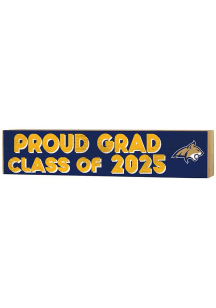 KH Sports Fan Montana State Bobcats Class of 2025 graduation graphic Sign - Navy Blue