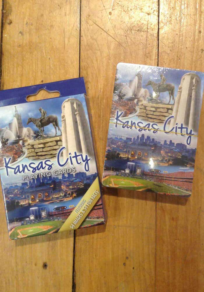 Kansas City Local Stuff Shop Souvenir Kansas City Playing Cards Fun Facts