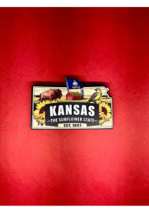 Kansas State of Kansas design Magnet