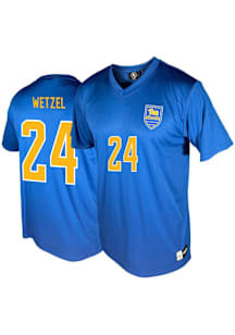 Gavin Wetzel  Genuine Collective Pitt Panthers Mens Blue NIL Soccer Jersey