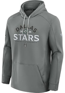 Dallas Stars Mens Ash 2025 Playoff Participant Hood