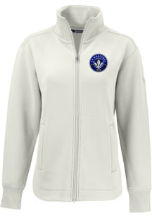 Cutter and Buck Montreal Impact Womens White Roam Light Weight Jacket