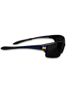 Sports Elite Rimless Michigan Wolverines Mens Sunglasses - Blue