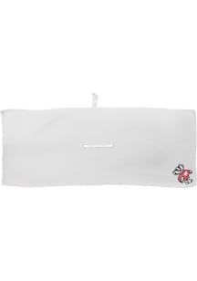 White Wisconsin Badgers Microfiber 16x40 Golf Towel
