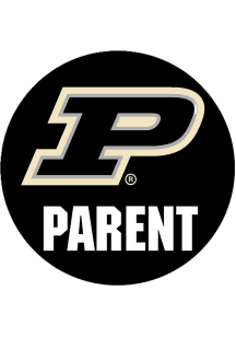 Black Purdue Boilermakers 3&quot; Parent Button
