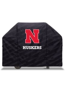 Black Nebraska Cornhuskers Heavy Duty Grill Cover