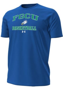 Under Armour Florida Gulf Coast Eagles Blue Basketball Performance Short Sleeve T Shirt