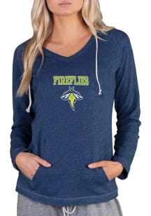 Concepts Sport Columbia Fireflies Womens Navy Blue Mainstream Hooded Sweatshirt