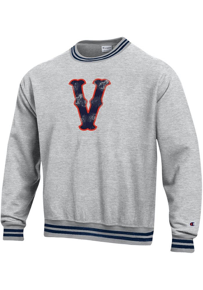 Champion Virginia Cavaliers Mens NAVY Reverse Weave Vault Logo