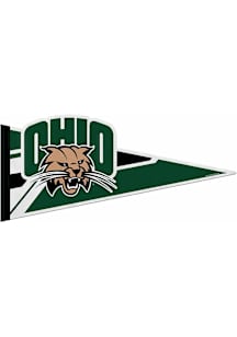 Ohio Bobcats Extended Logo Pennant - Green