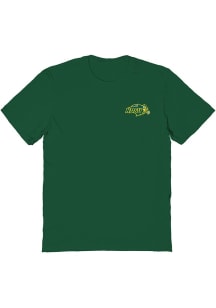 Vive La Fete North Dakota State Bison Womens Green Impressions Short Sleeve T-Shirt