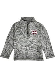 Mississippi State Bulldogs Toddler Grey Matthew Long Sleeve Qtr Zip