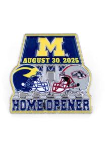 Navy Blue Michigan Wolverines Souvenir 2025 vs New Mexico Game Day Pin
