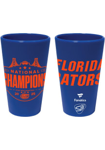 Florida Gators 2025 National Champions Silicone Pint Glass - Blue