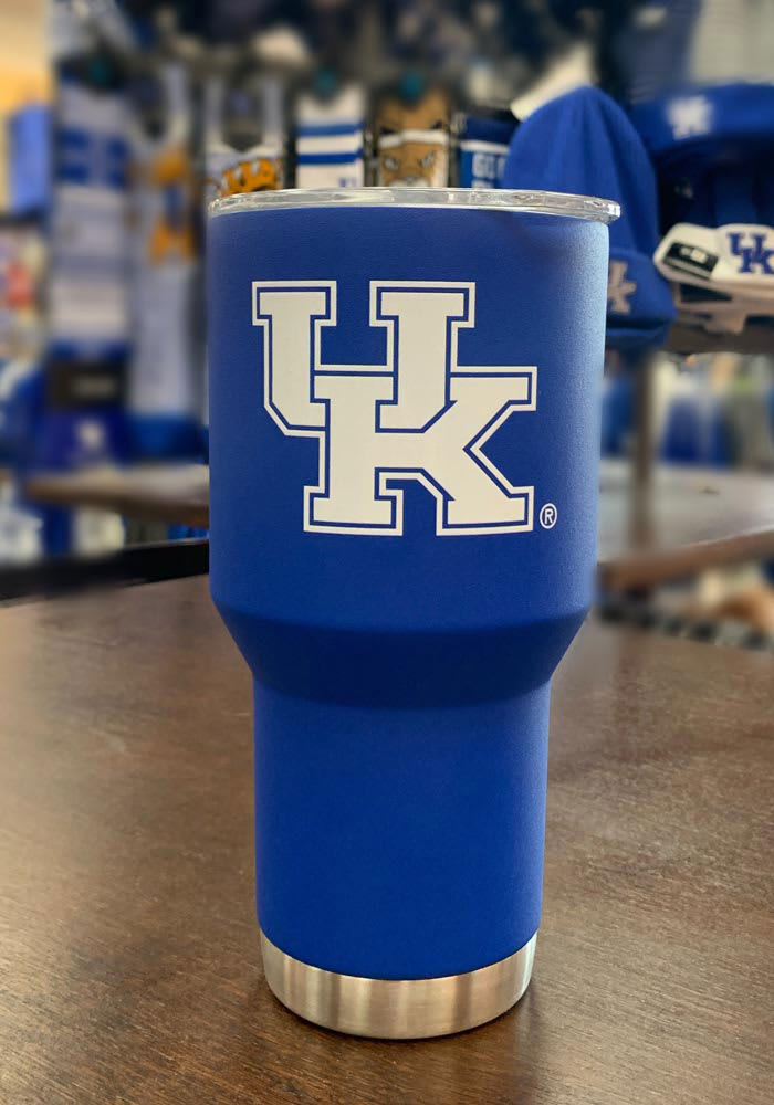 Kentucky Wildcats Team Logo 30oz Stainless Steel Tumbler - Blue