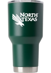 North Texas Mean Green Team Logo 30oz Stainless Steel Tumbler - Green