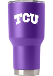 TCU Horned Frogs Team Logo 30oz Stainless Steel Tumbler - Purple