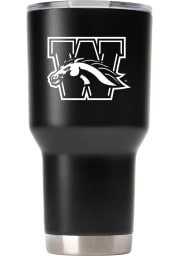 Western Michigan Broncos Team Logo 30oz Stainless Steel Tumbler - Black
