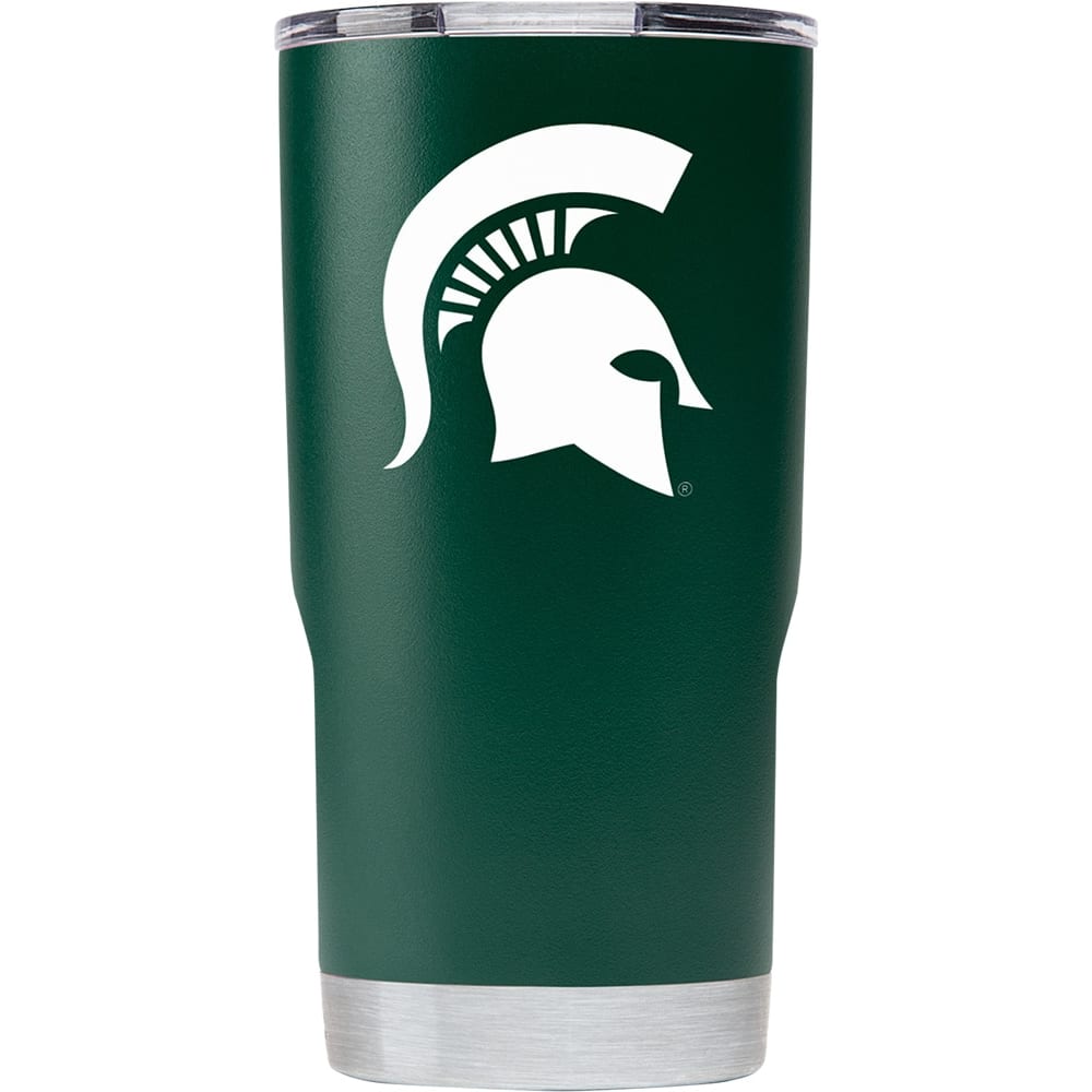 Alumni Hall Spartans, Michigan State 18 Oz Tumbler Gift Set, Alumni Hall