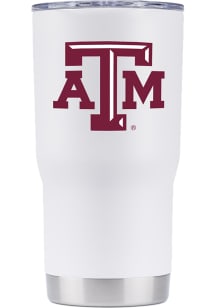 Texas A&amp;M Aggies Team Logo 20oz Stainless Steel Tumbler - White