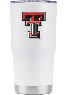 Texas Tech Red Raiders Team Logo 20oz Stainless Steel Tumbler - White