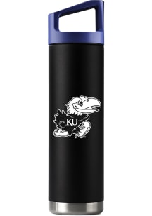 Kansas Jayhawks Team Logo 22oz Bottle with Team Color Cap Stainless Steel Bottle
