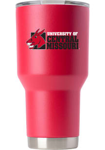 Central Missouri Mules Team Logo 30oz Stainless Steel Tumbler - Red