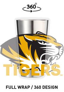 Missouri Tigers 16 oz Stainless Steel Pint Glass