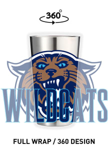 Villanova Wildcats 16 oz Stainless Steel Pint Glass