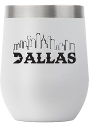 Dallas Ft Worth City 12oz Stemless Stainless Steel Tumbler - Grey