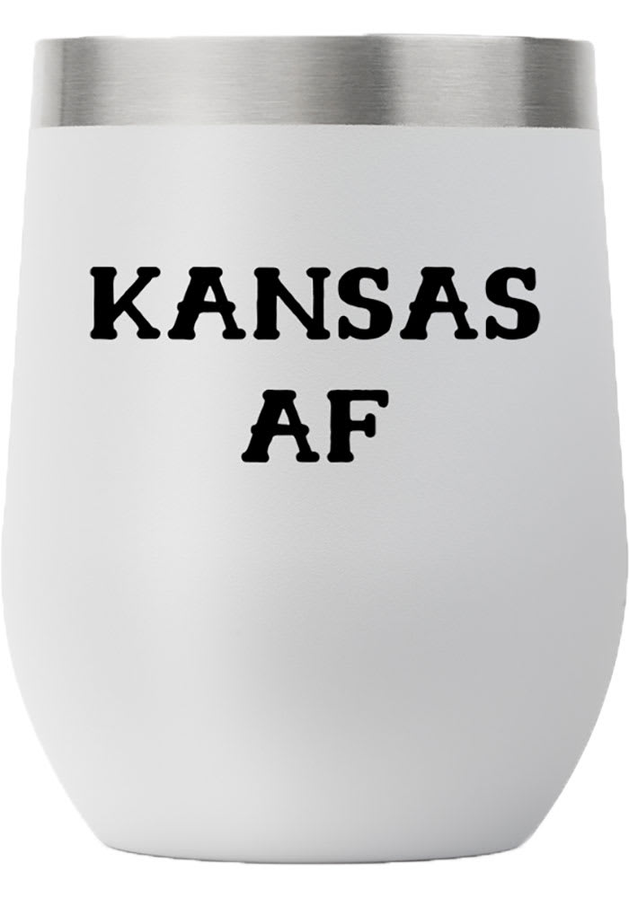 Kansas State 12oz Stemless Stainless Steel Tumbler - Grey