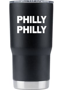 Philadelphia City 20oz Stainless Steel Tumbler - Black