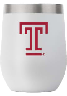 Temple Owls Team Logo 12oz Stemless Stainless Steel Stemless