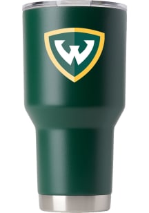 Wayne State Warriors Team logo 30oz Stainless Steel Tumbler - Green