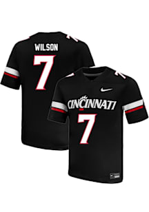 Logan Wilson Nike Mens Black Cincinnati Bearcats NIL Name And Number Football Jersey