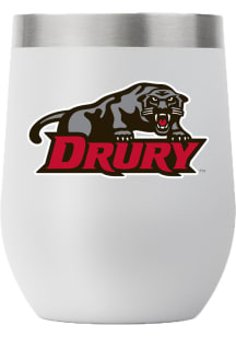 Drury Panthers Team Logo 12oz Stainless Steel Stemless