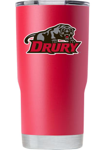 Drury Panthers Team Logo 20oz Stainless Steel Tumbler - Red